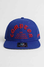 Boné Compton Aba Reta Snapback Born And Raised Azul