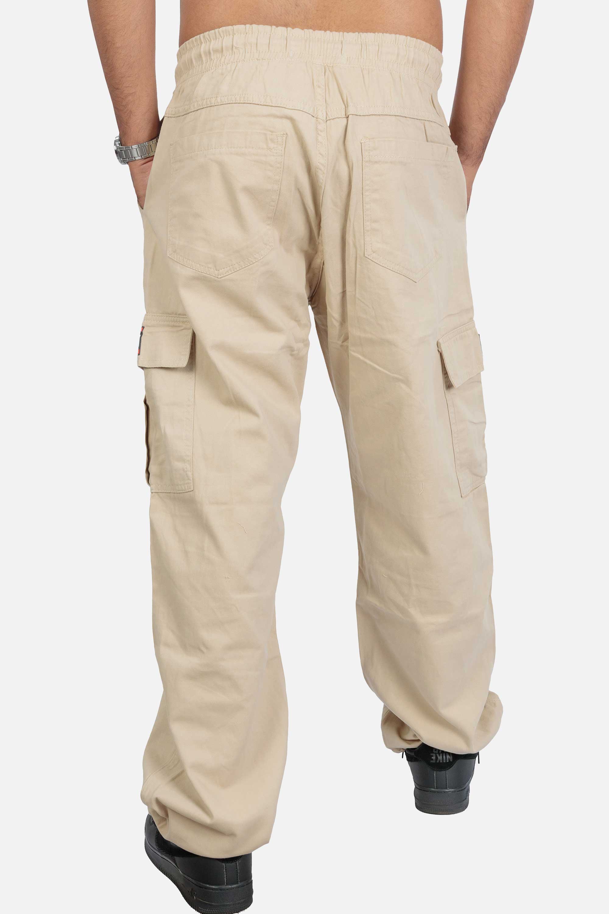 Calça Cargo Compton Balão Sarja Caqui