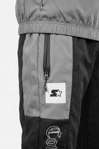 Calça Jogger Collab Starter x Compton Training Sintética - Preta com Recortes Cinza