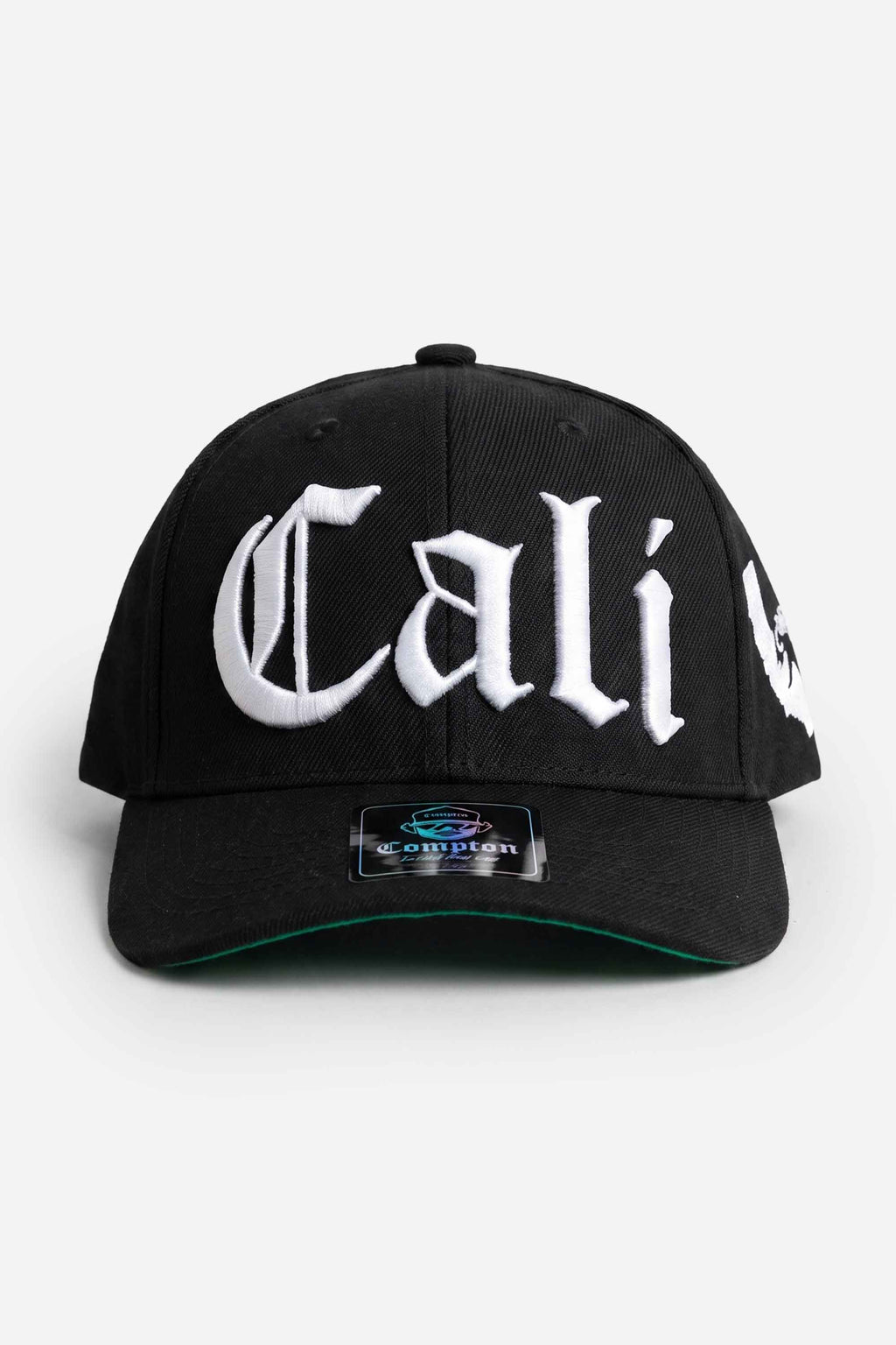 Boné Compton Aba Curva Snapback Cali Preto