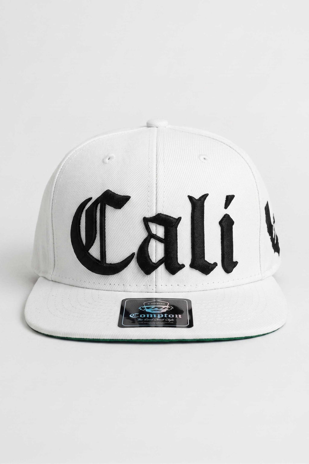 Boné Compton Aba Reta Snapback Cali Branco