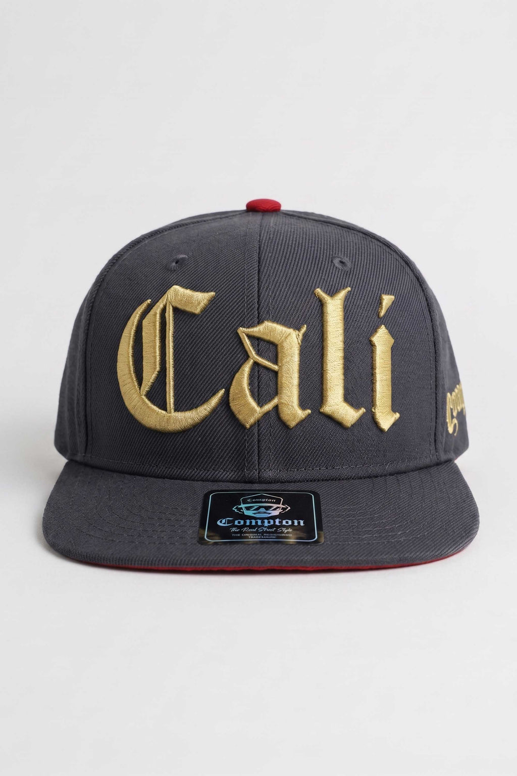Boné Compton Aba Reta Cali Cinza