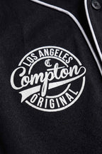 Kit Compton: Camiseta Baseball + Boné Dad Hat Baseball Preto