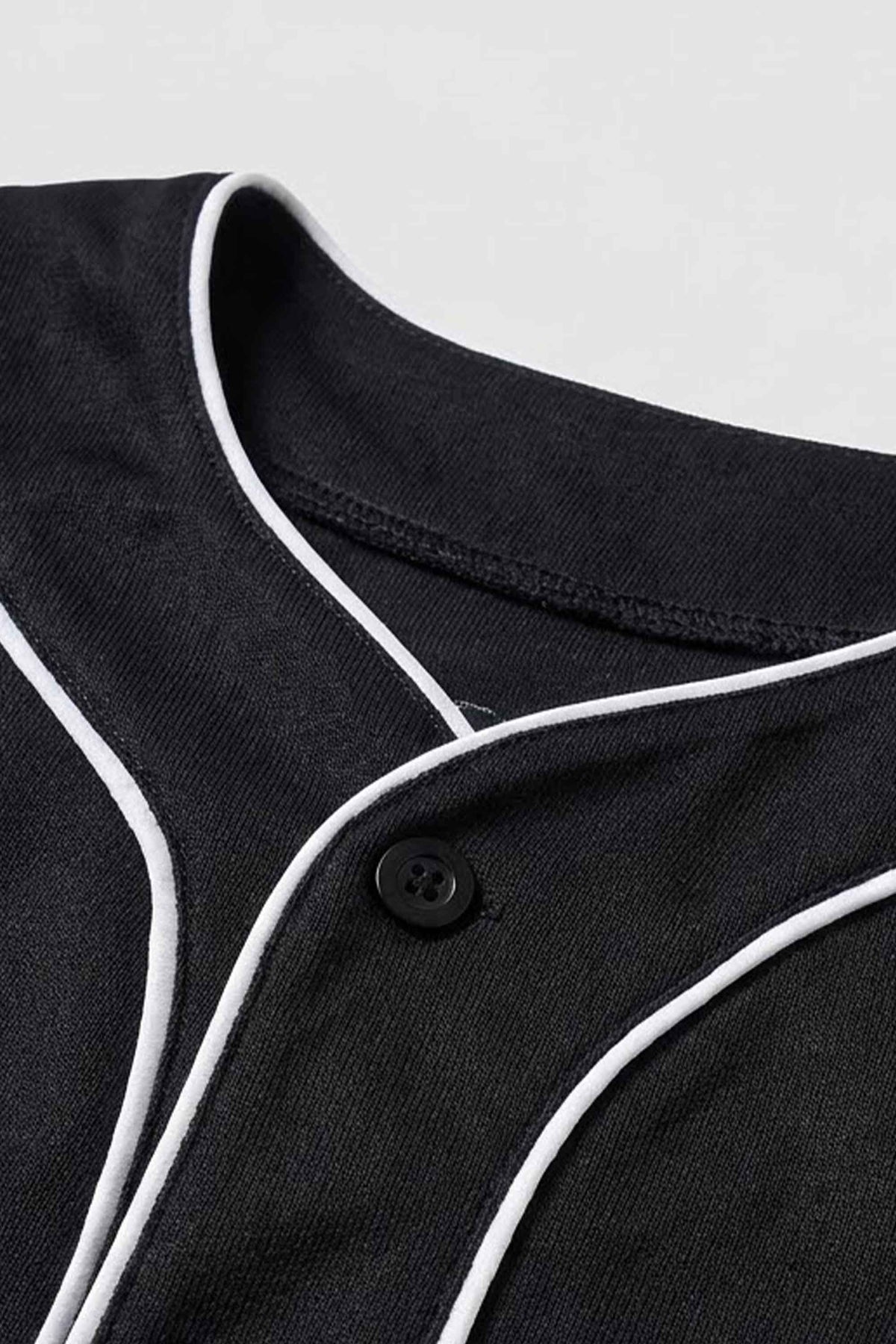 Kit Compton: Camiseta Baseball + Boné Dad Hat Baseball Preto