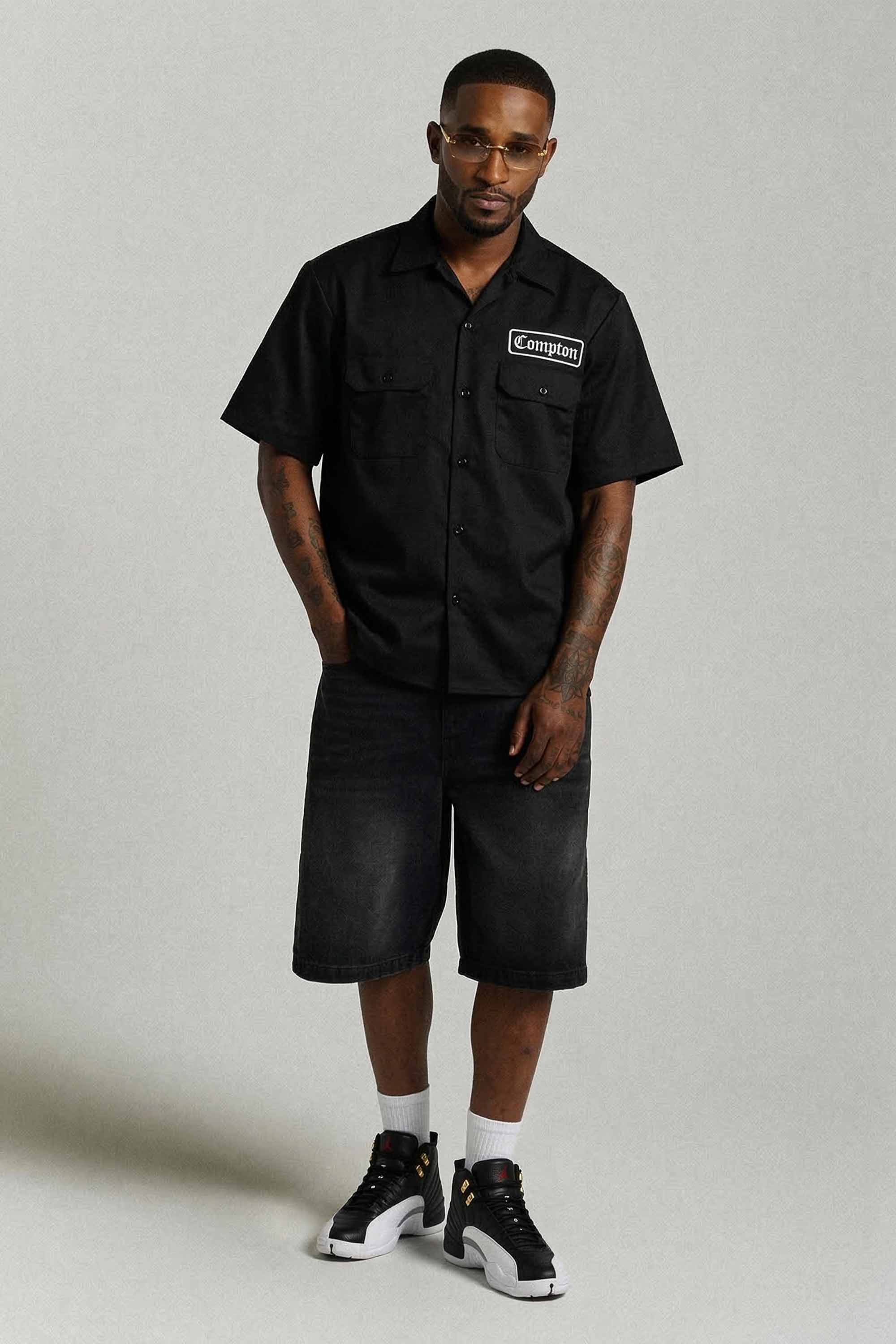 Camisa Work Shirt Compton Preta