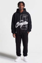 Moletom Compton Canguru Hood Certified Preto