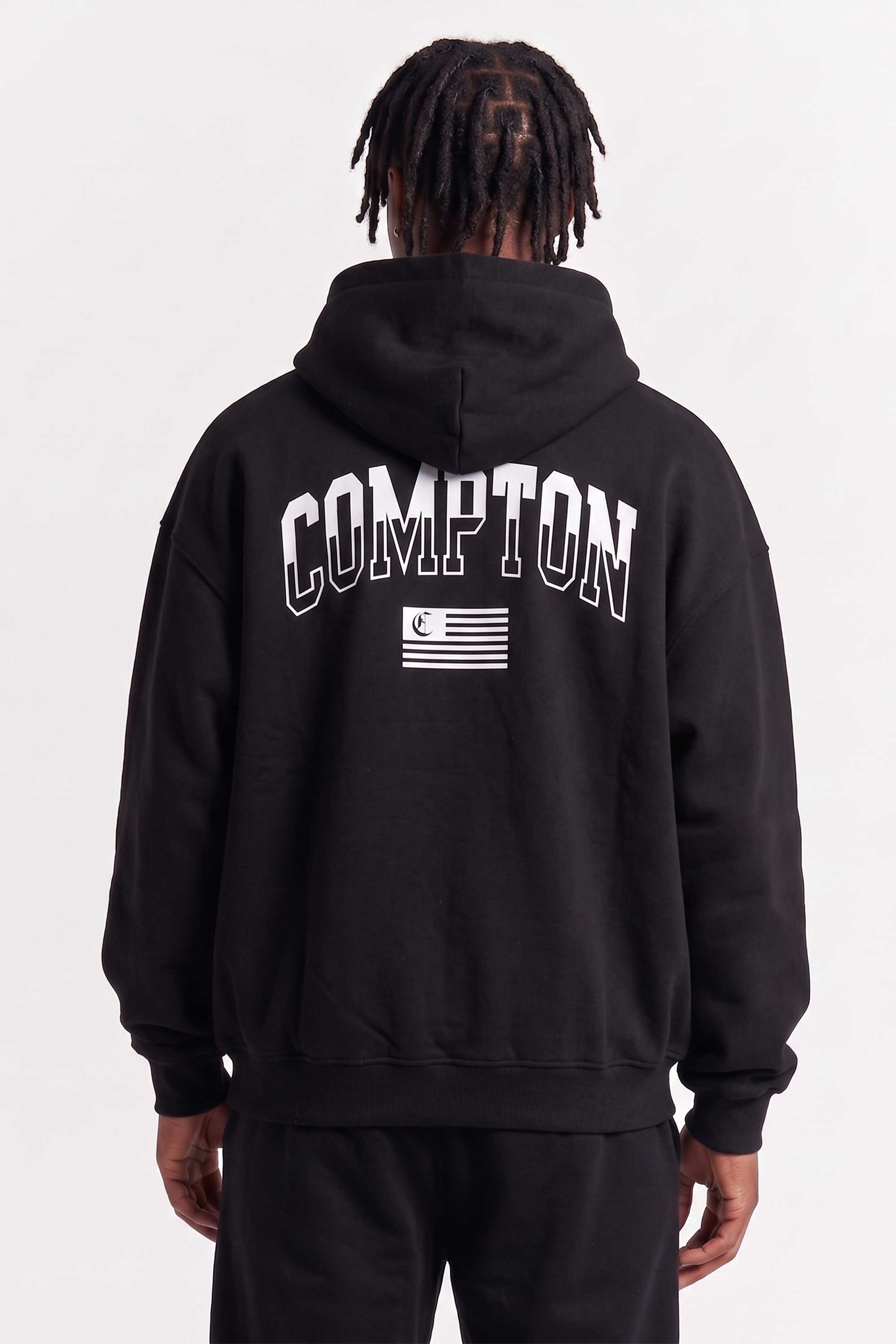 Moletom Compton Canguru - Conforto e Estilo em Preto – COMPTON