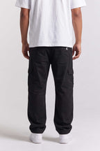 Calça Cargo Compton Sarja Preta