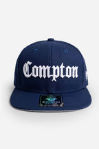 Boné Compton Aba Reta Snapback Classic Azul Marinho