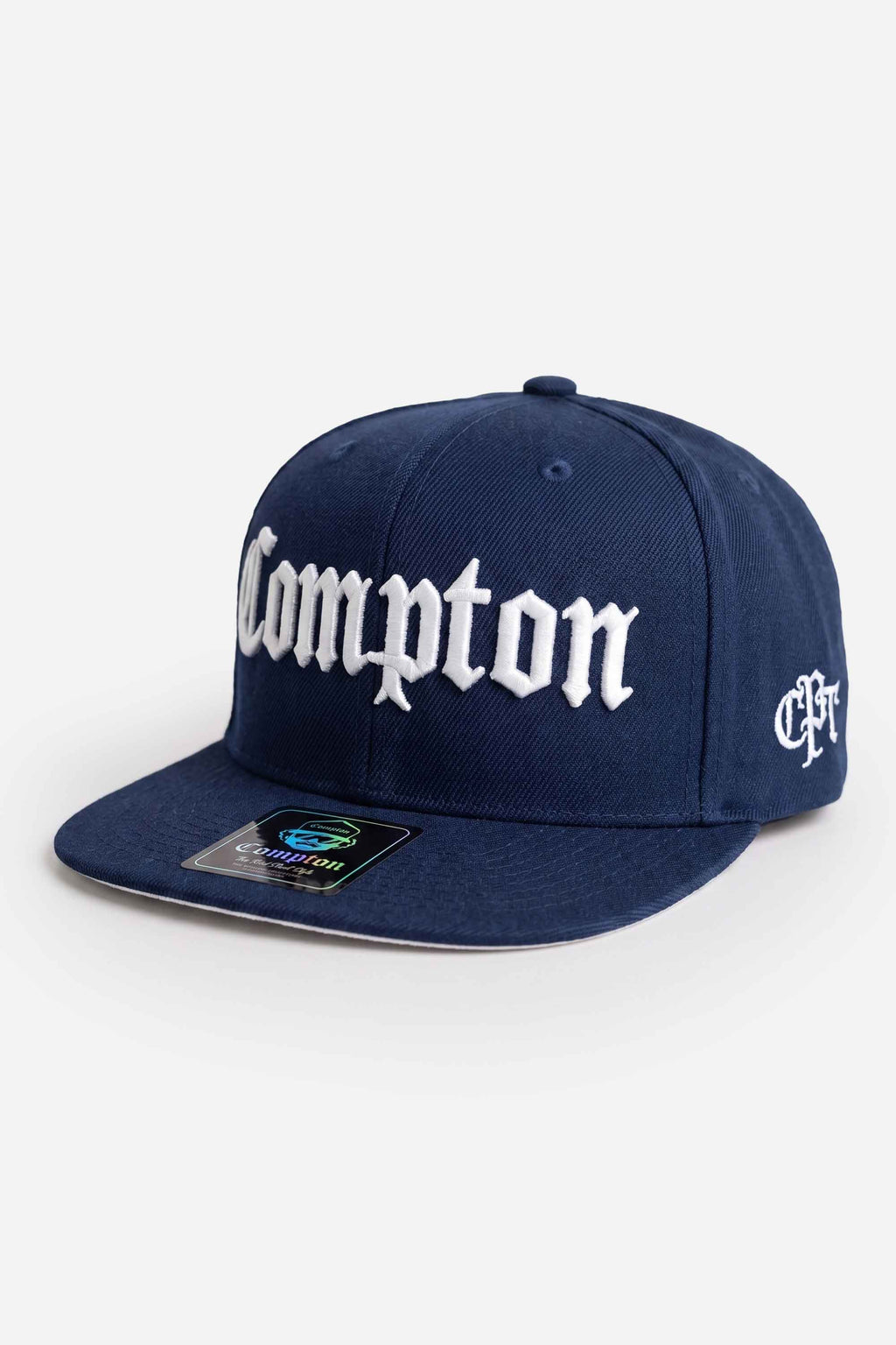 Boné Compton Aba Reta Snapback Classic Azul Marinho