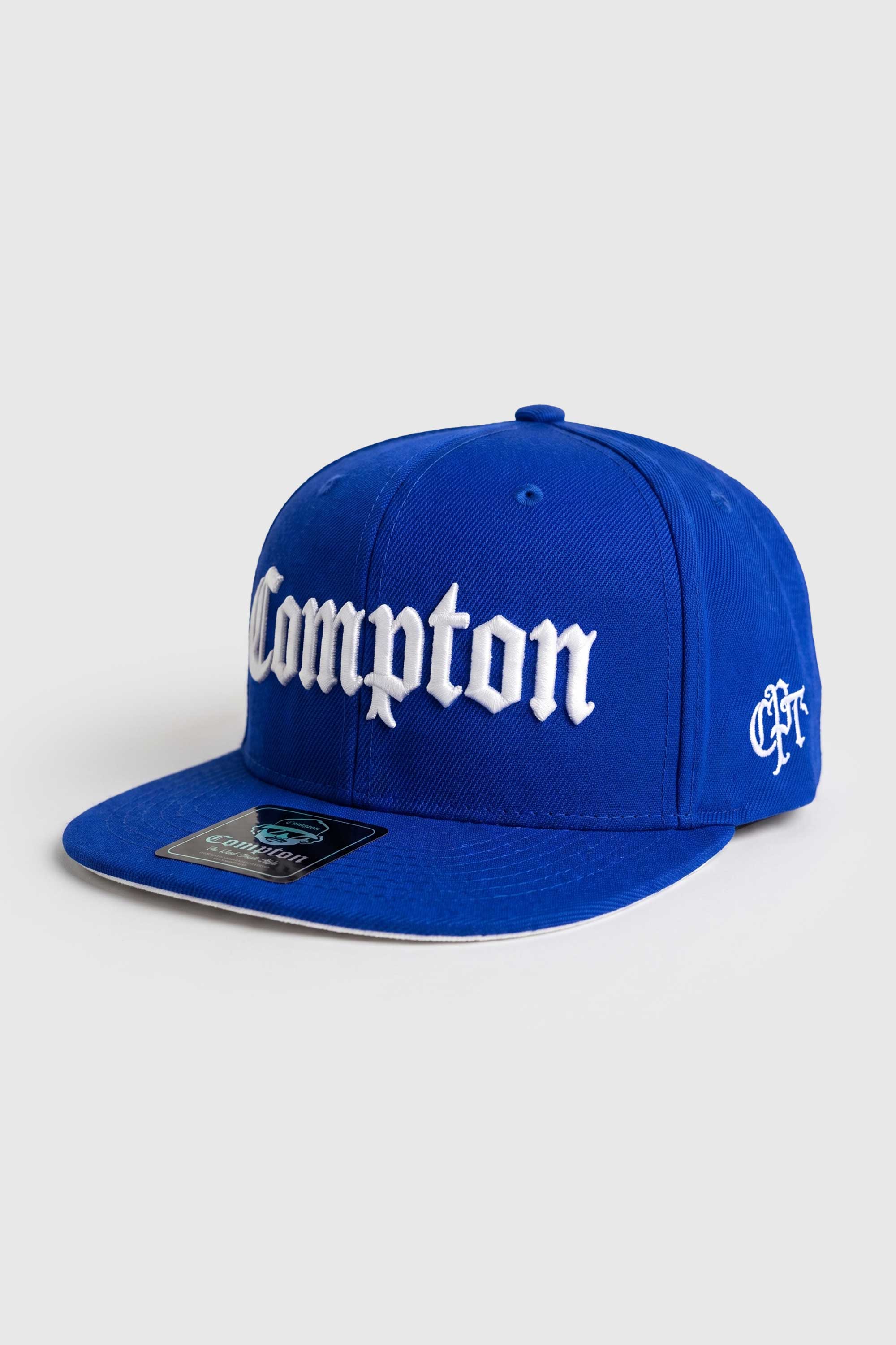 Boné Compton Aba Reta Snapback Classico Azul Royal