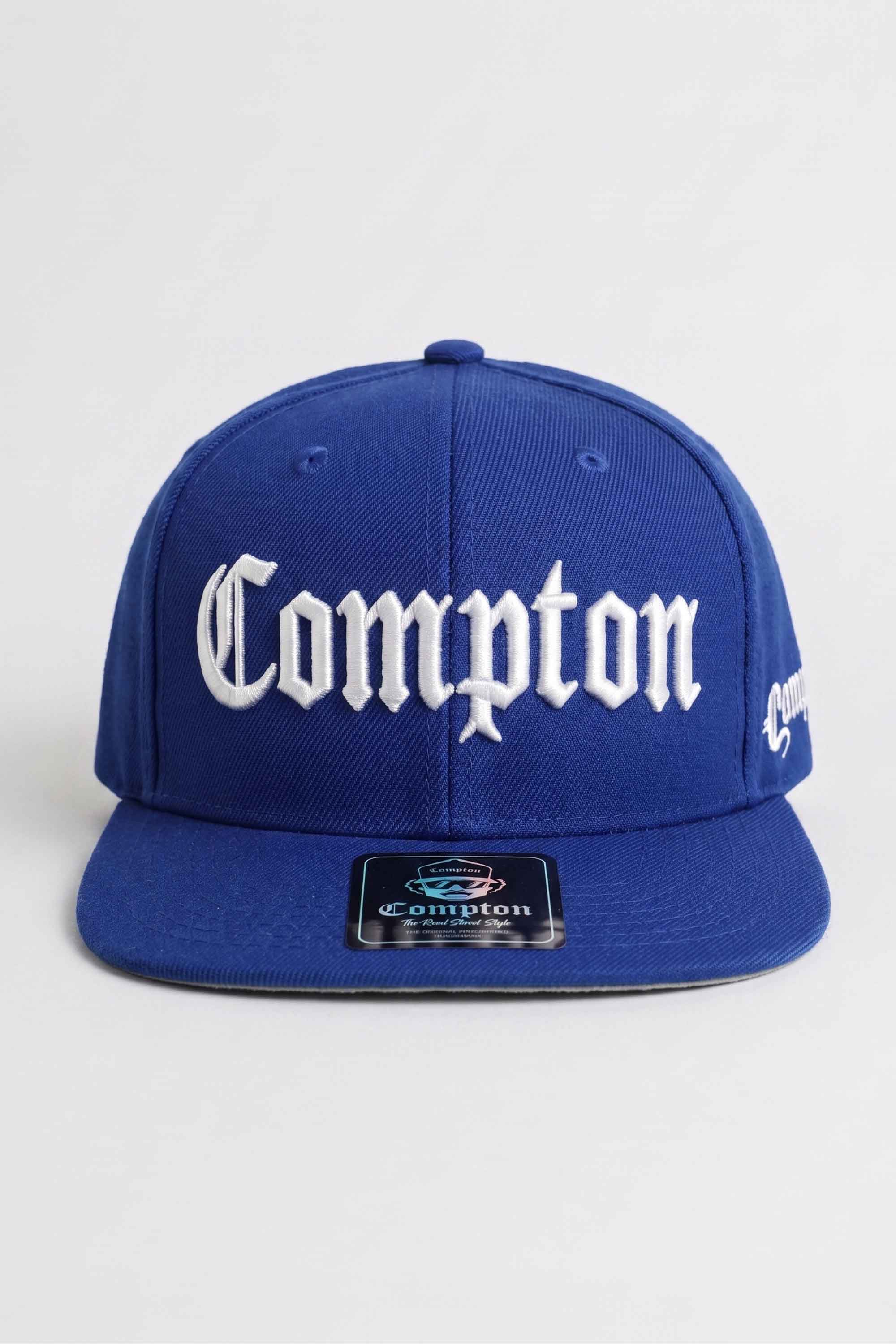 Boné Compton Aba Reta Snapback Classic Azul Royal