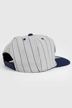 Boné Compton Aba Reta Snapback Classic Pinstripe Azul