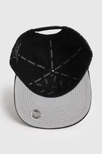 Boné Compton Aba Reta Classic Pinstripe Preto