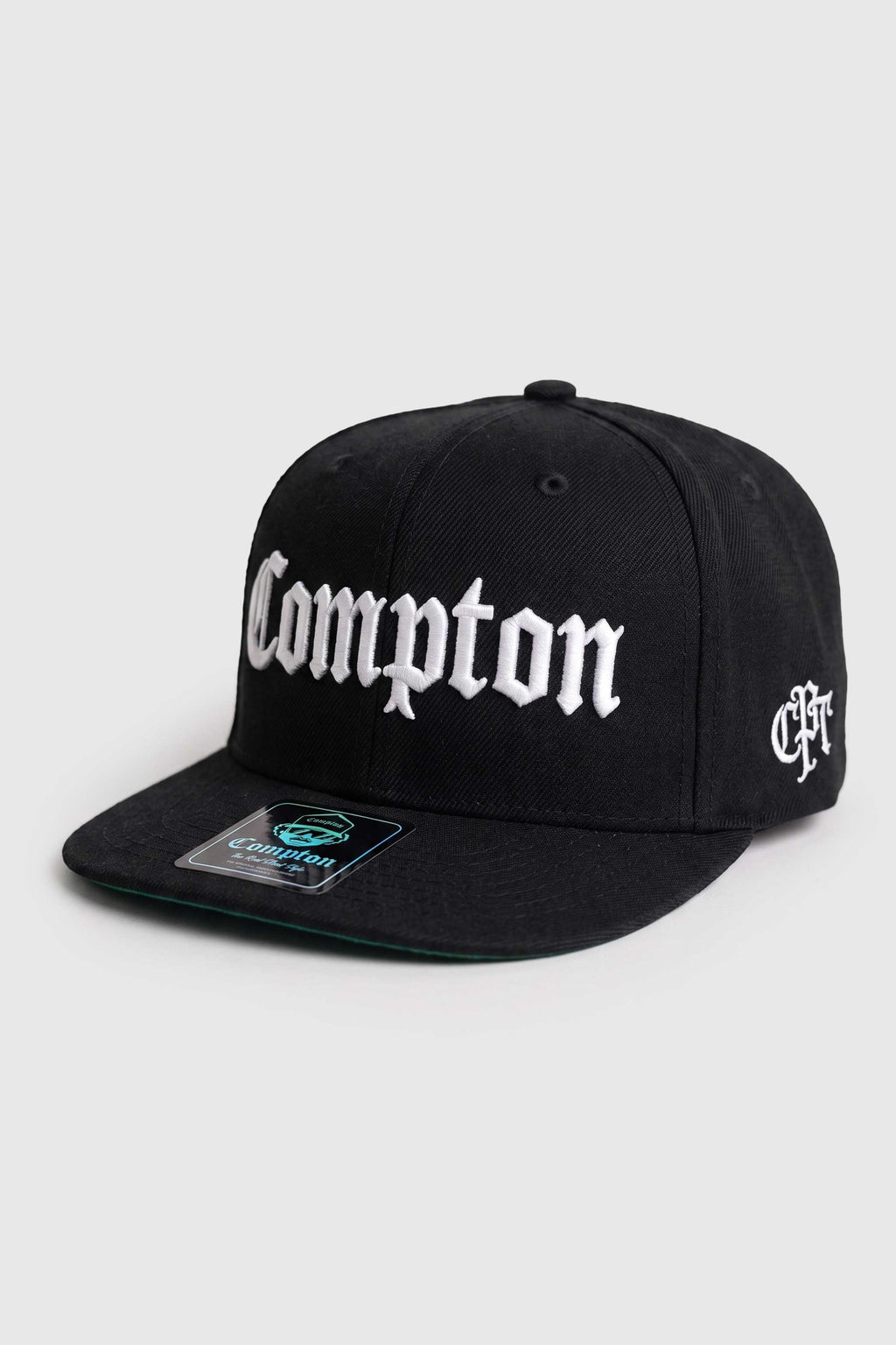 Boné Aba Reta Snapback Compton Clássico - Preto