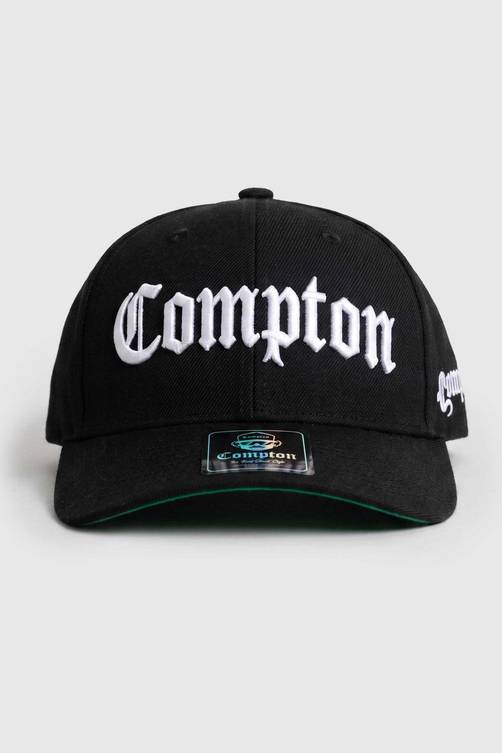 Boné Compton Aba Curva Snapback Classic Preto