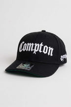 Boné Compton Aba Curva Snapback Classic Preto