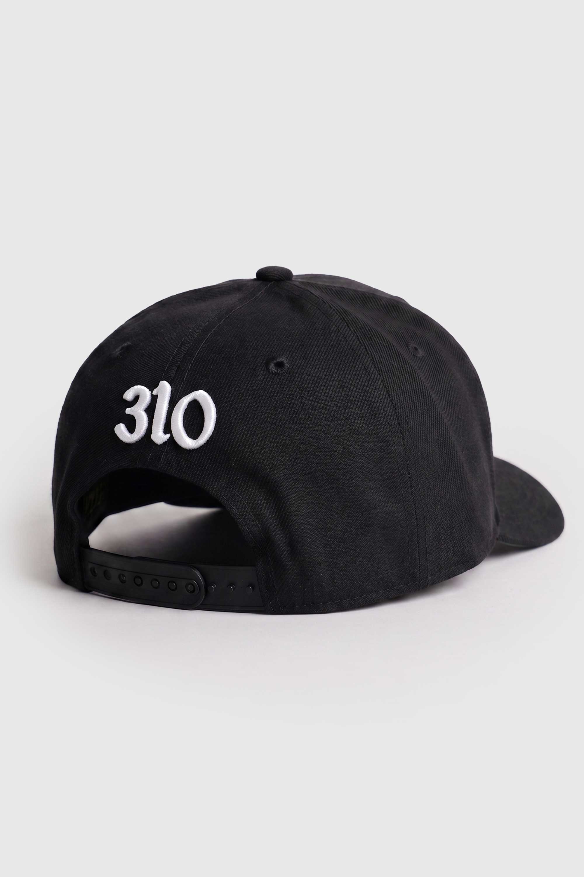 Boné Compton Aba Curva Snapback Classic Preto