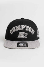 Boné Aba Reta Collab Starter X Compton Basic Preto Cinza