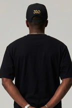 Kit Boné e Camiseta Oversized Compton Dourado