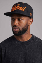 Boné Aba Reta Snapback Compton Hip Hop Legend - Preto
