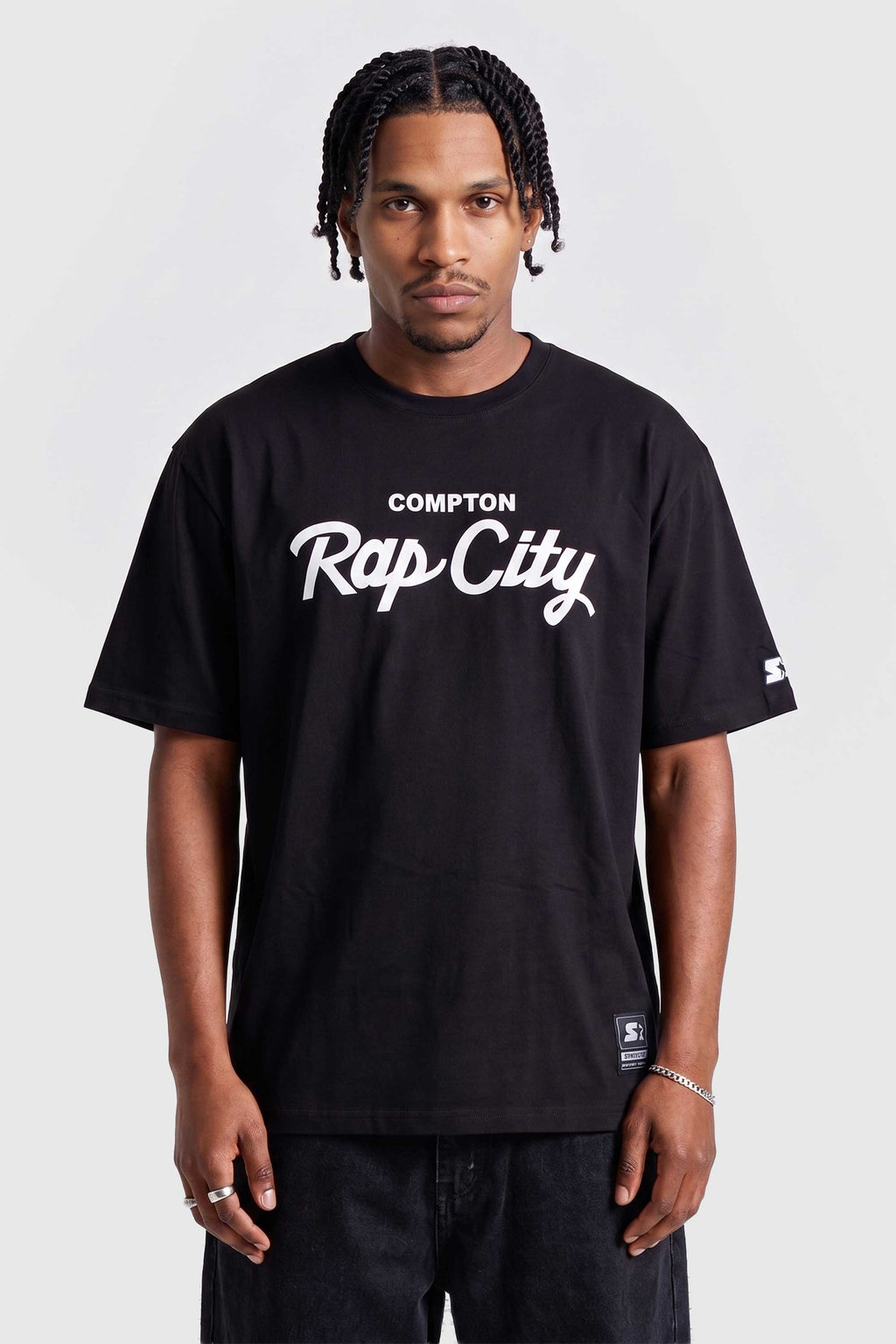 Camiseta Collab Starter x Compton Rap City Preta