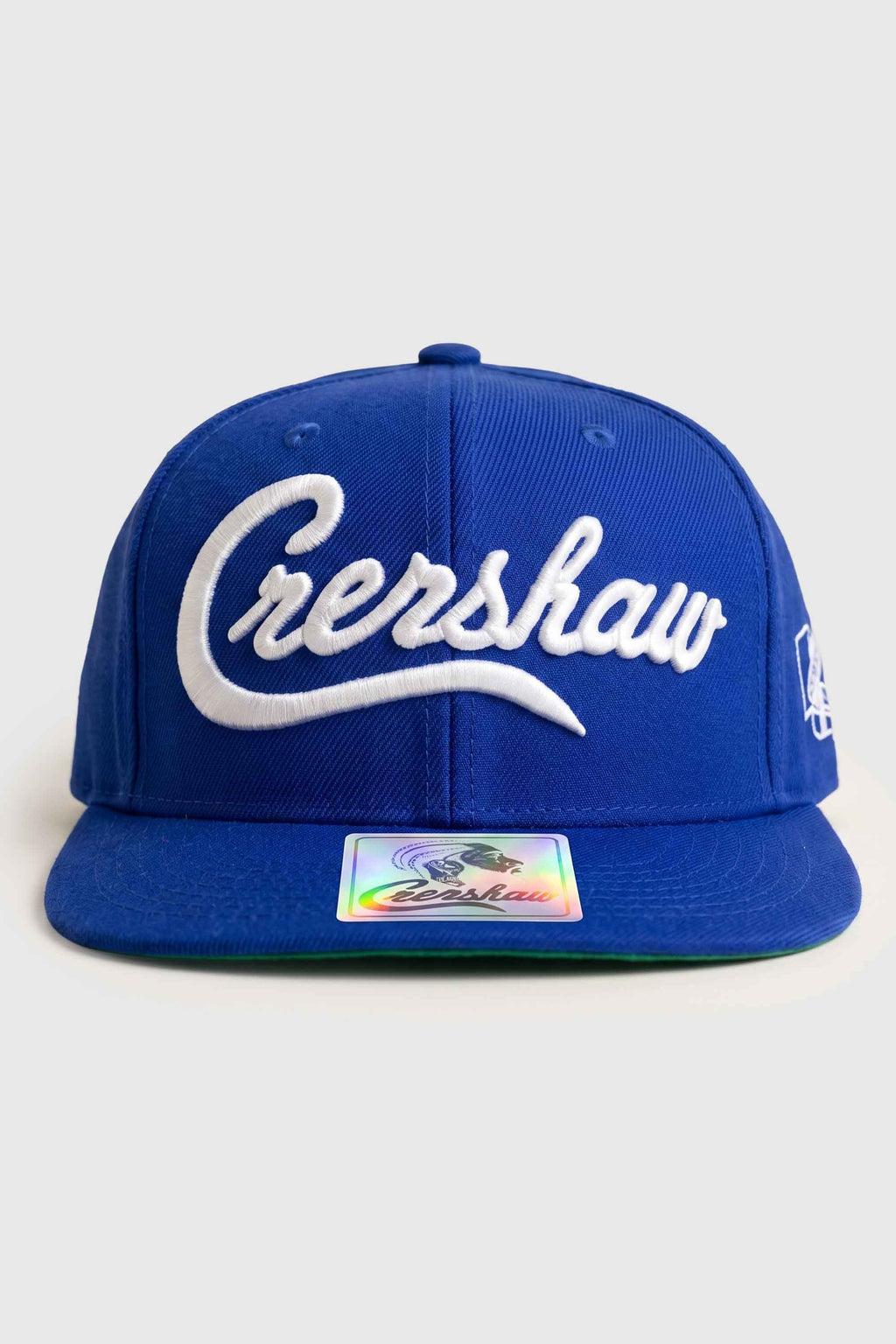 Boné Aba Reta Snapback Crenshaw Logo Azul Royal Smart Cap NFC