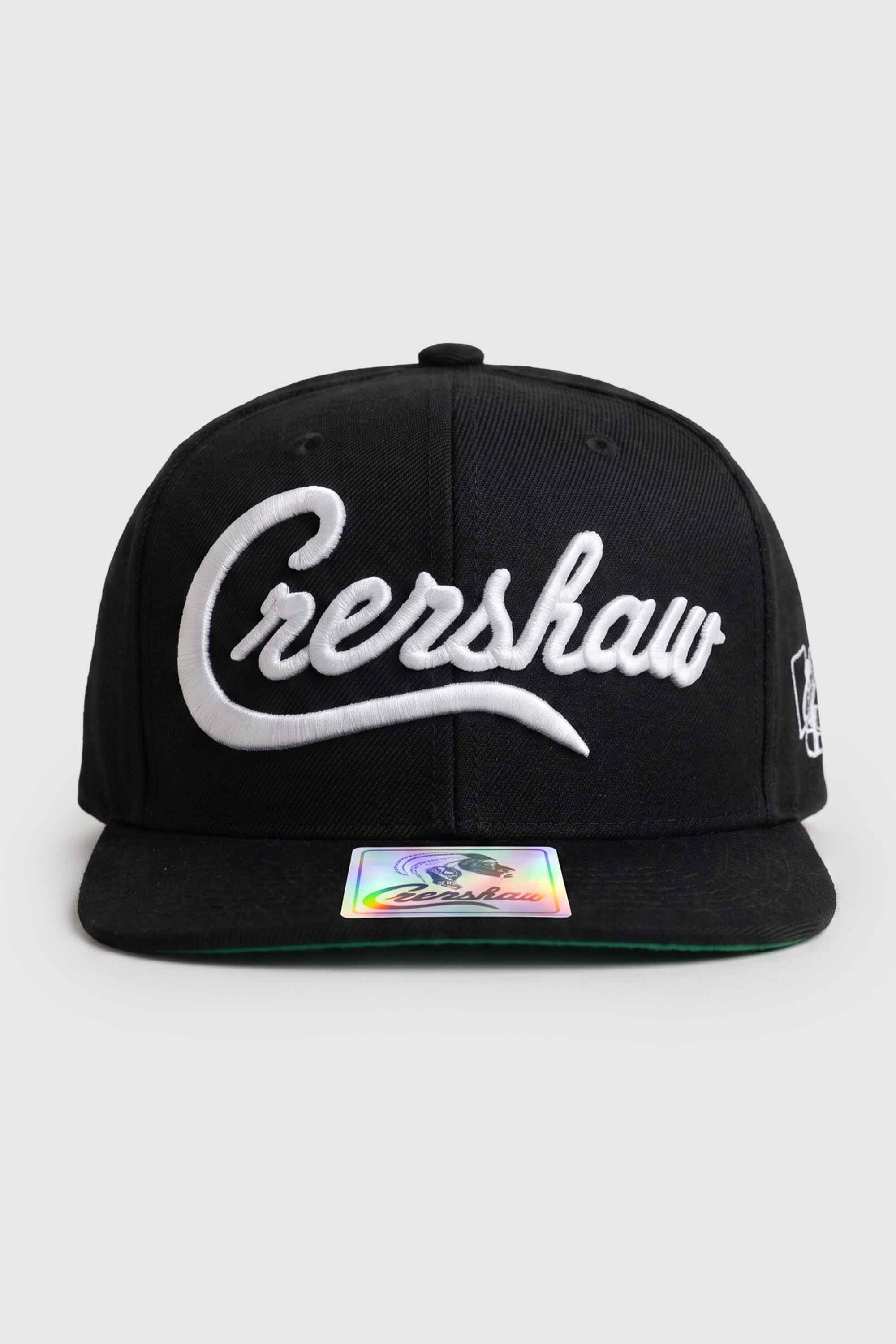 Boné Aba Reta Snapback Crenshaw Logo - Preto