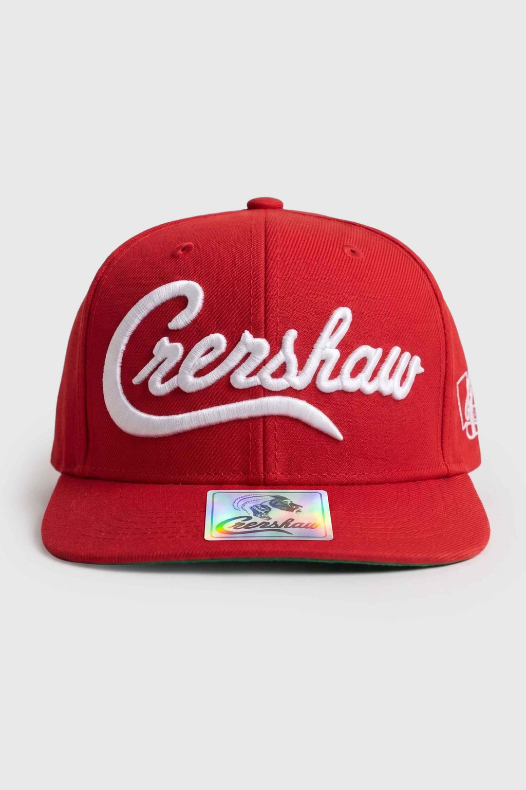 Boné Aba Reta Snapback Crenshaw Logo Vermelho Smart Cap NFC