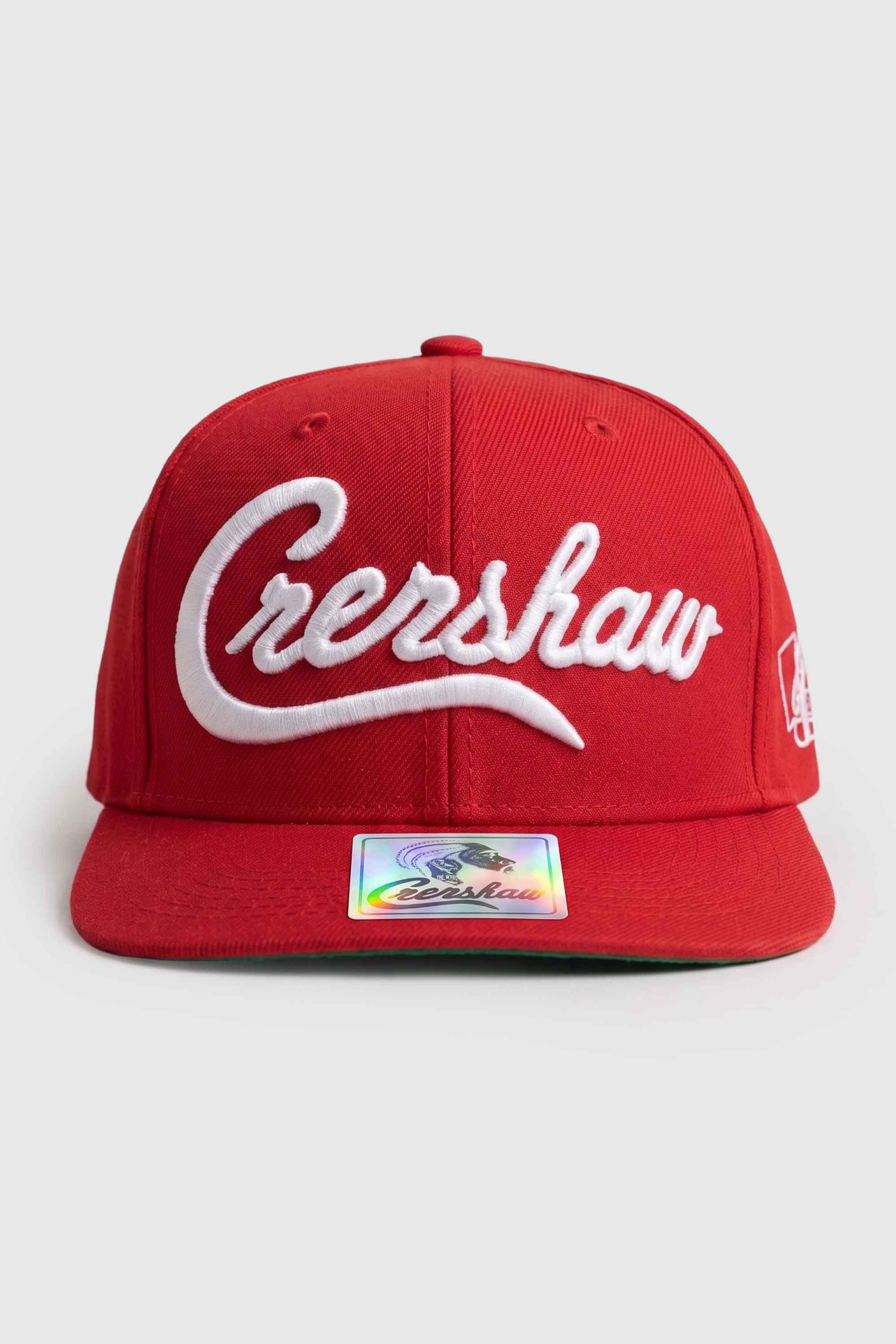 Boné Aba Reta Snapback Crenshaw Logo - Vermelho