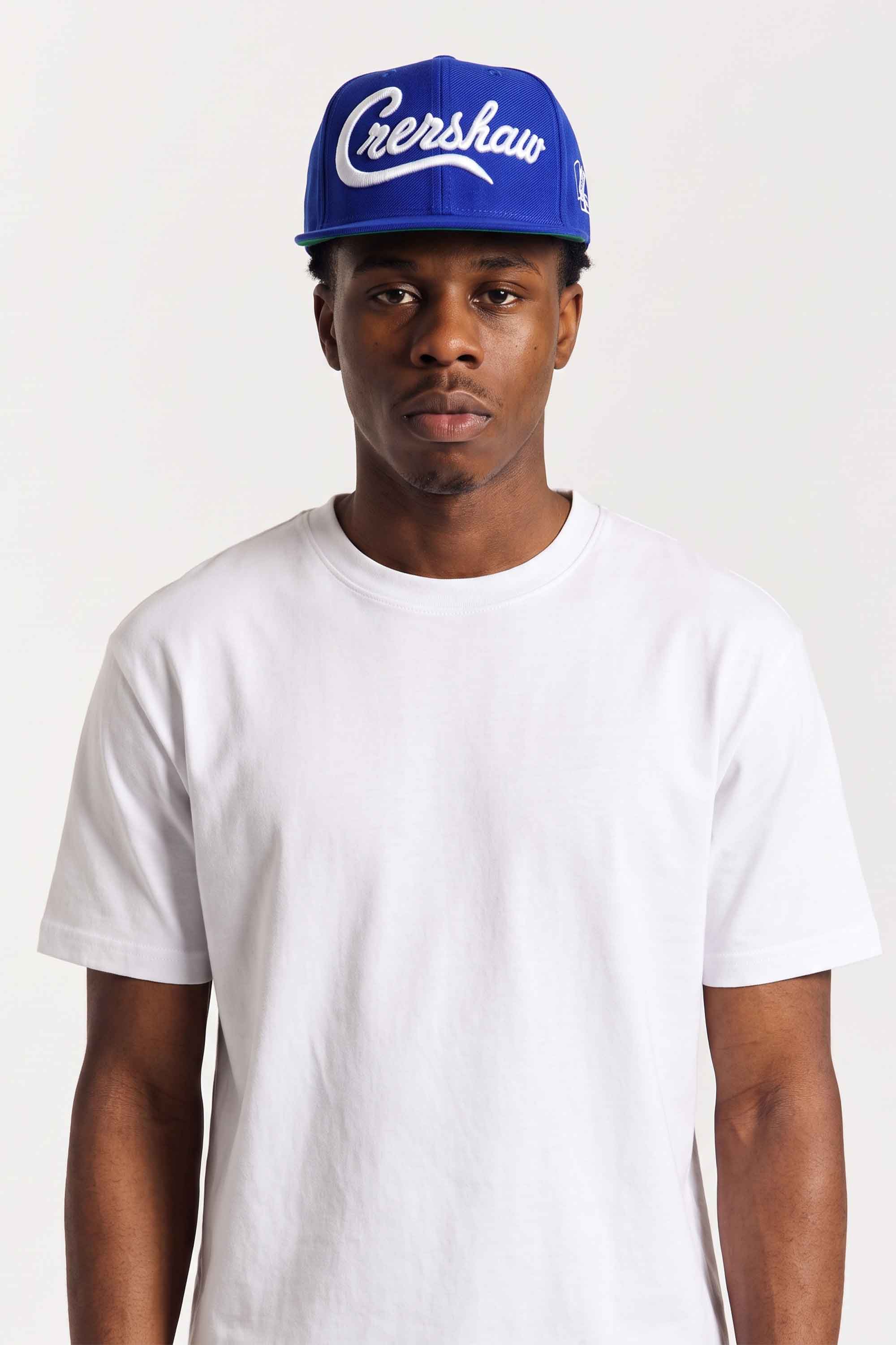 Boné Aba Reta Snapback Crenshaw Logo - Azul Royal