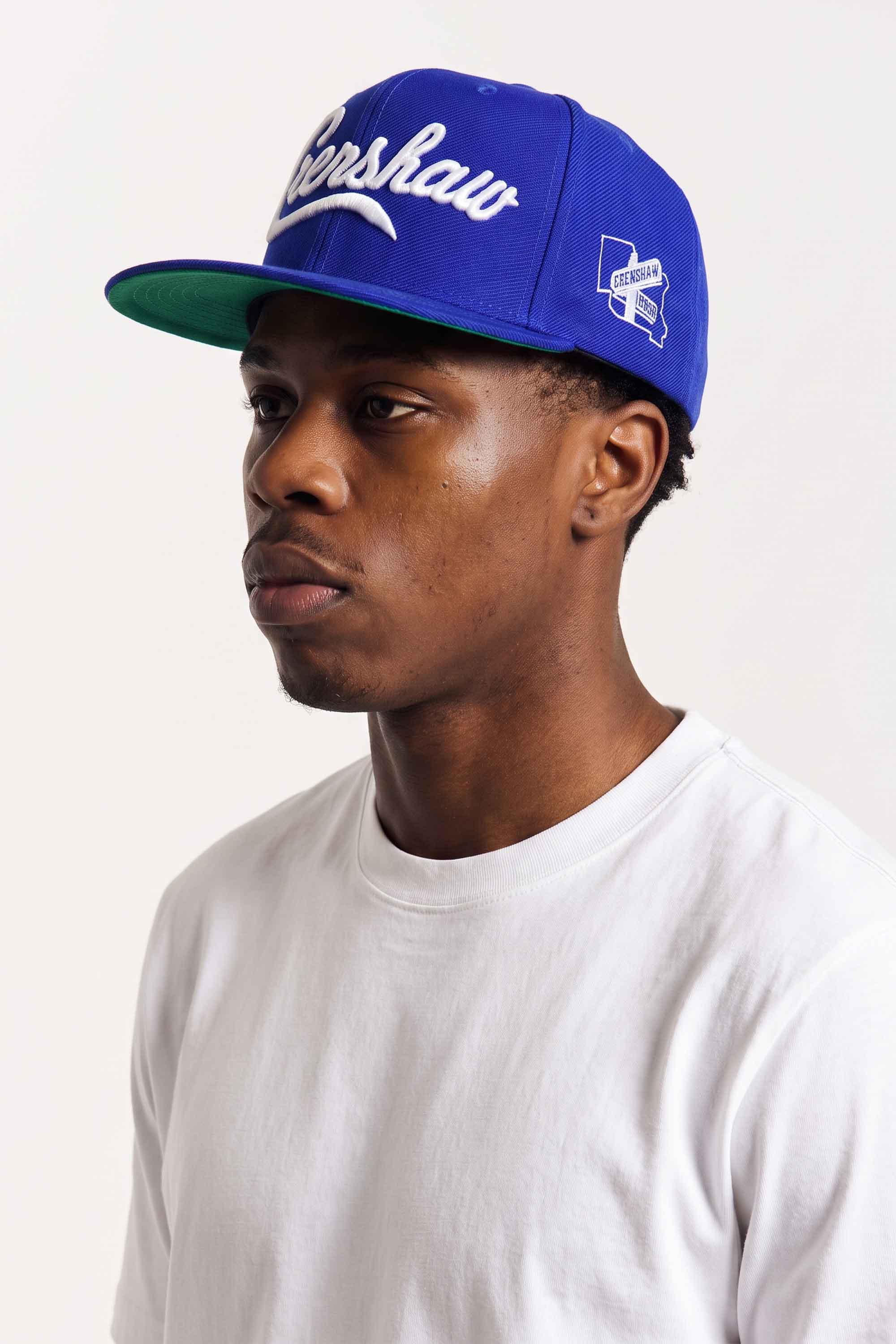 Boné Aba Reta Snapback Crenshaw Logo - Azul Royal
