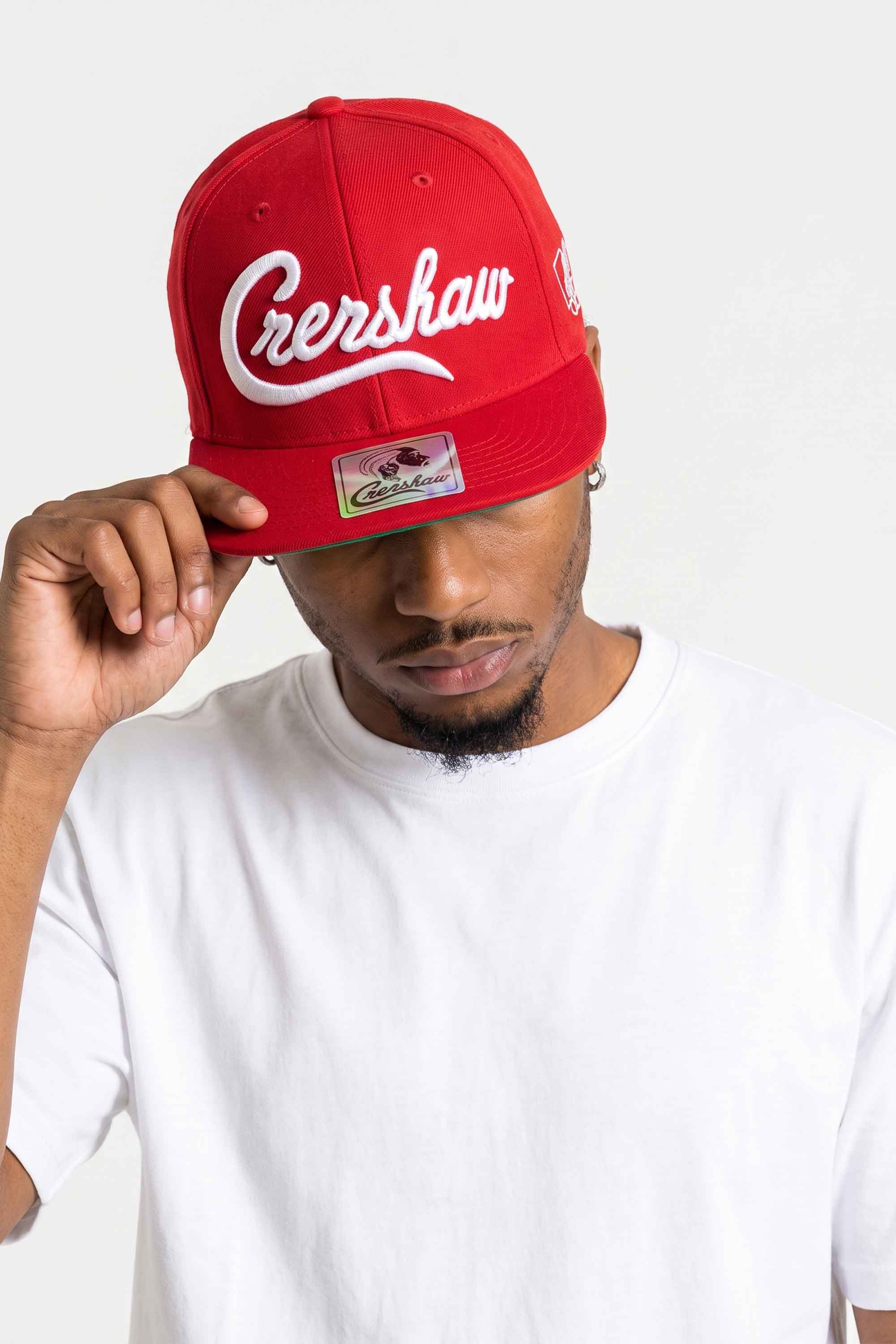 Boné Aba Reta Snapback Crenshaw Logo - Vermelho