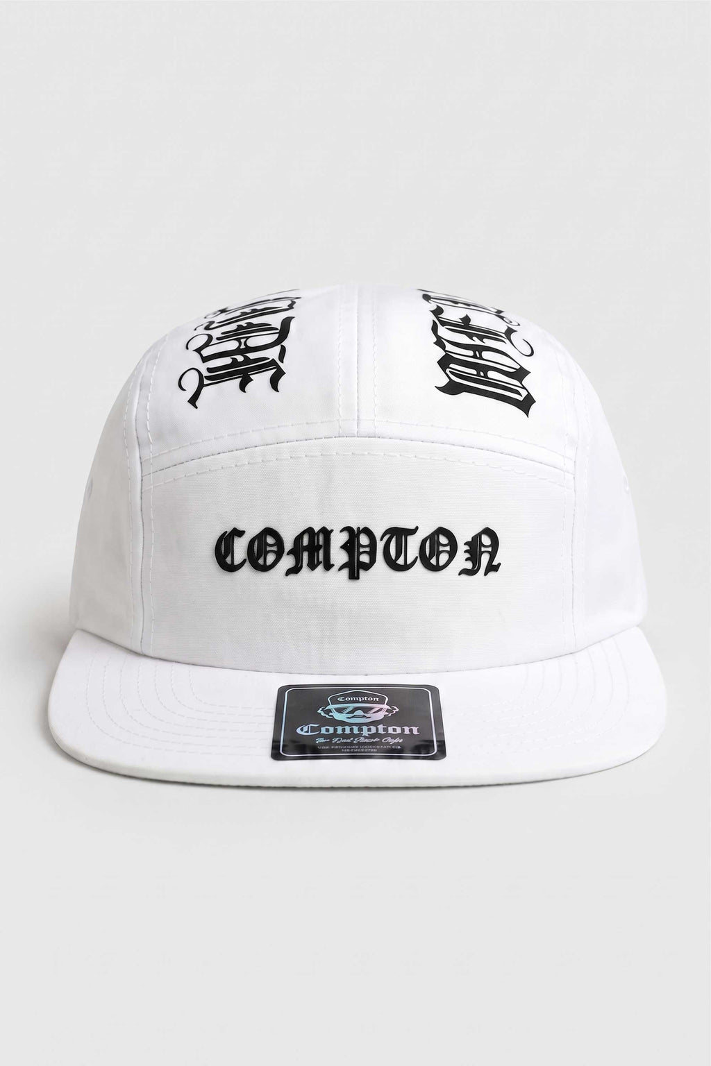 Boné Compton Five Panel Strapback West Side Branco