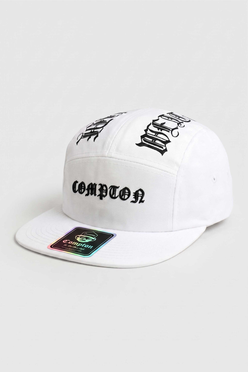 Boné Compton Five Panel Strapback West Side Branco