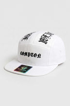 Boné Compton Five Panel Strapback West Side Branco