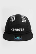 Boné Compton Five Panel Strapback West Side Preto