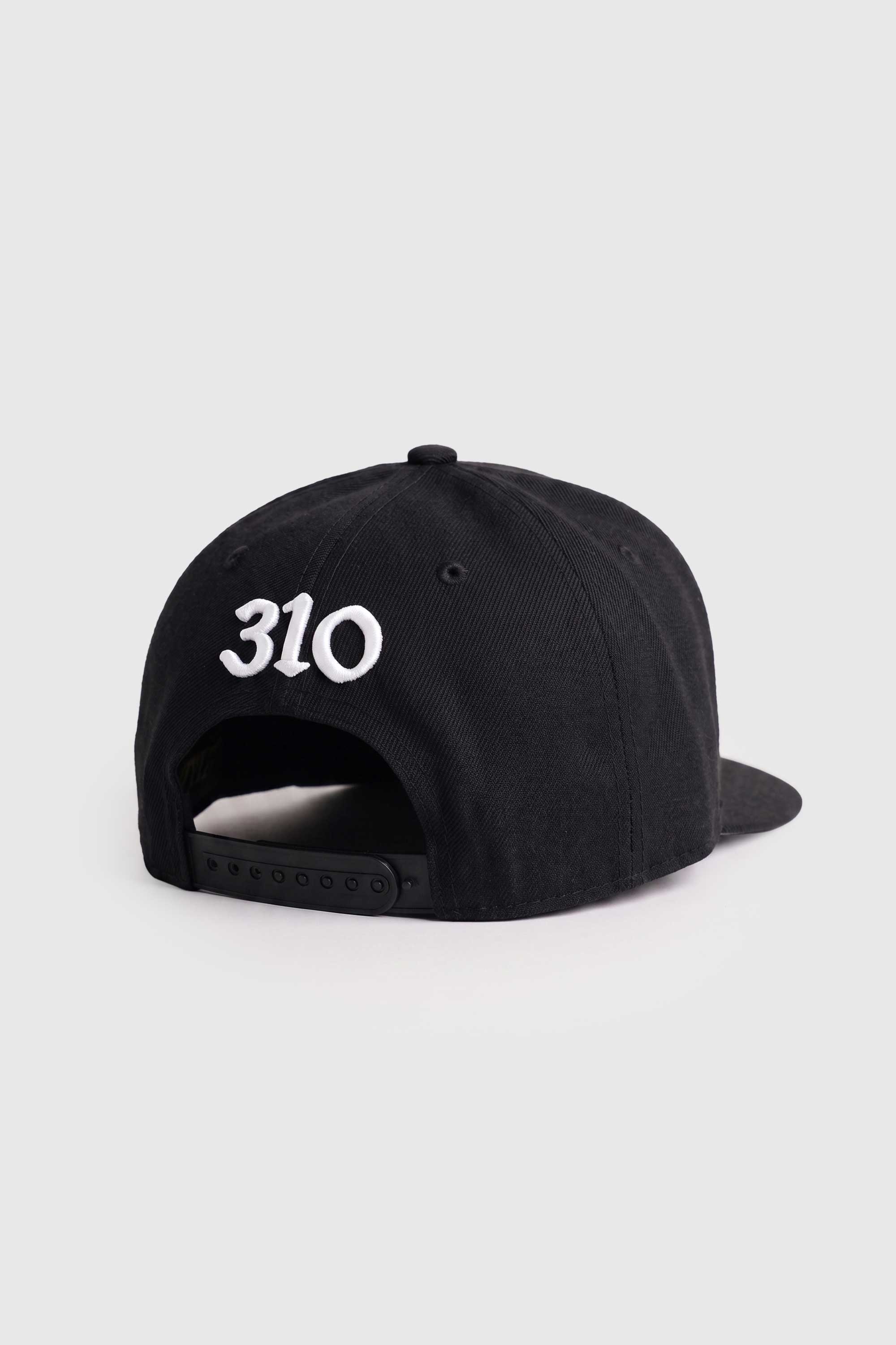 Boné Compton Aba Reta Snapback Icon Preto