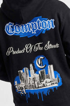 Moletom Compton Canguru CityScape Preto