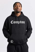 Moletom Compton Canguru Classico - Preto