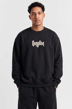 Moletom Compton Careca Gorro Preto