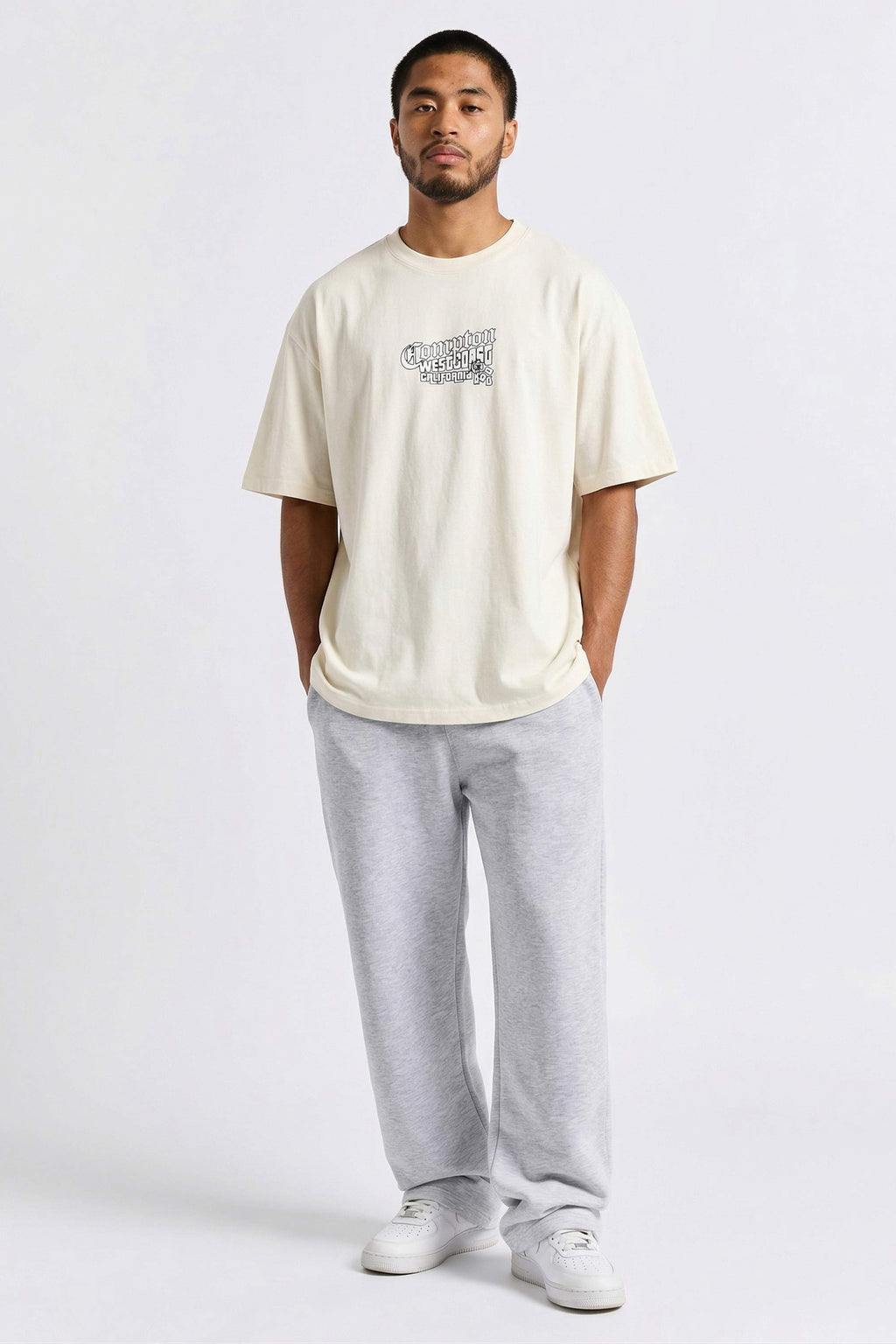 Camiseta Compton Oversized Boyz'N The Hood - Off White