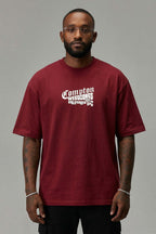 Camiseta Compton Oversized Boyz'N The Hood Vinho