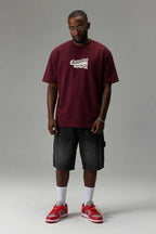 Camiseta Compton Oversized Boyz'N The Hood Vinho