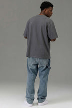 Camiseta Compton Oversized Classic Cinza