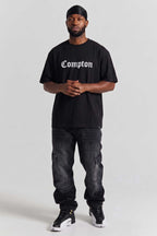 Camiseta Compton Oversized Classic Preta