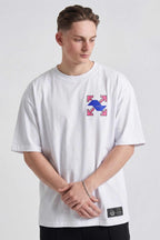 Camiseta Compton Oversized Locations Branca