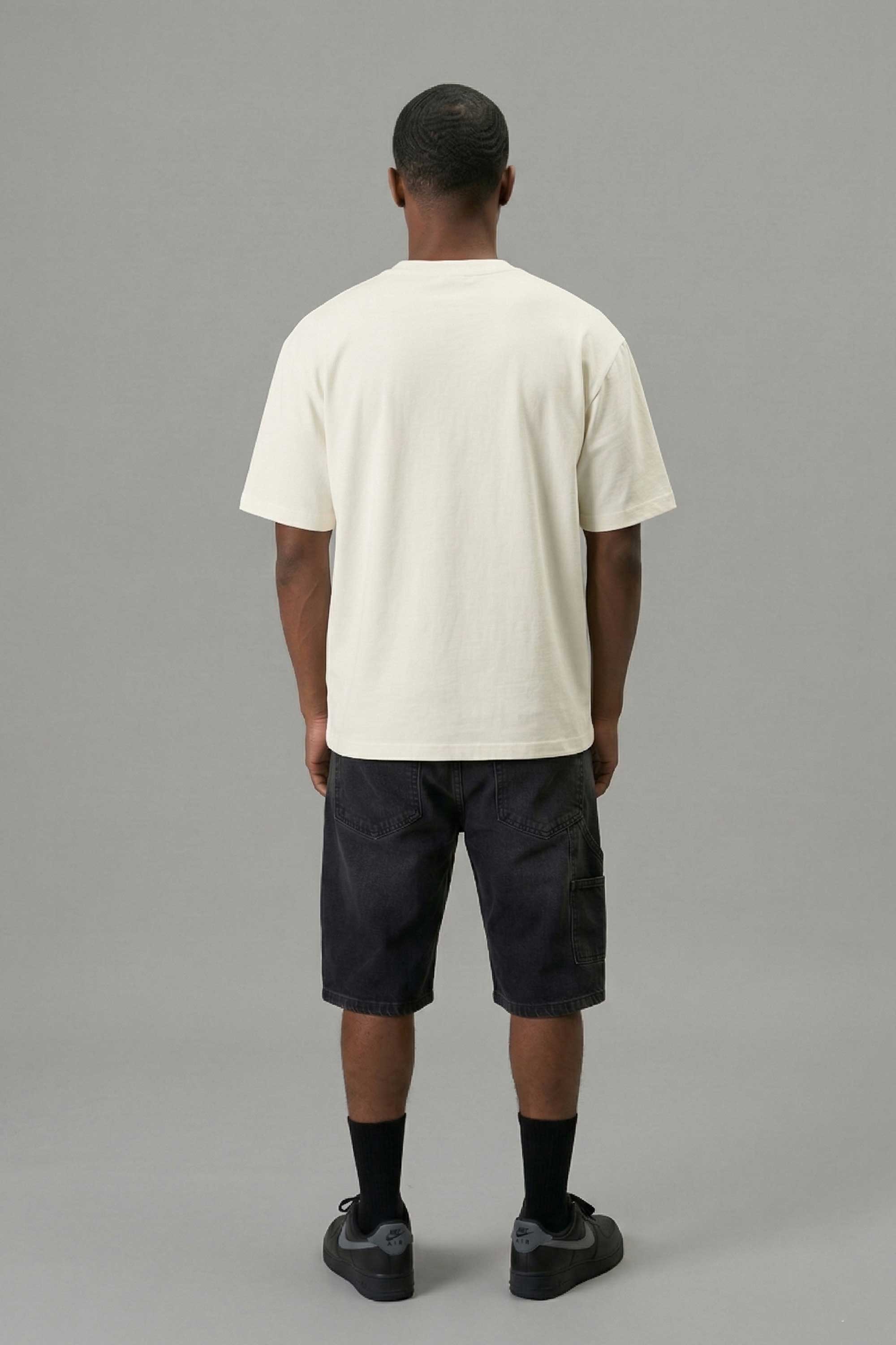Camiseta Compton Oversized Logo Refletivo Off White