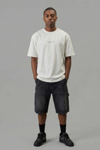 Camiseta Compton Oversized Logo Refletivo Off White
