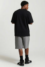 Camiseta Compton Oversized Logo Refletivo Preto